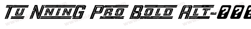 Tu NninG Pro Bold Alt字体转换